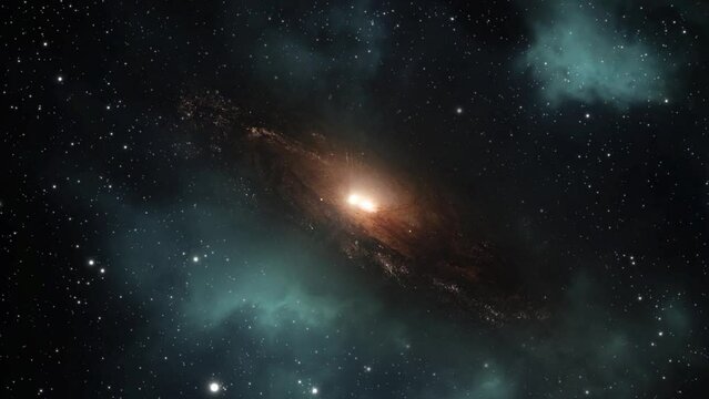 great universe, one of the galaxies in space