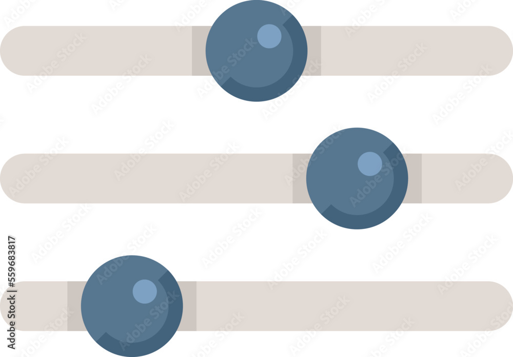 Poster interface buttons icon flat vector. window frame. digital tab isolated
