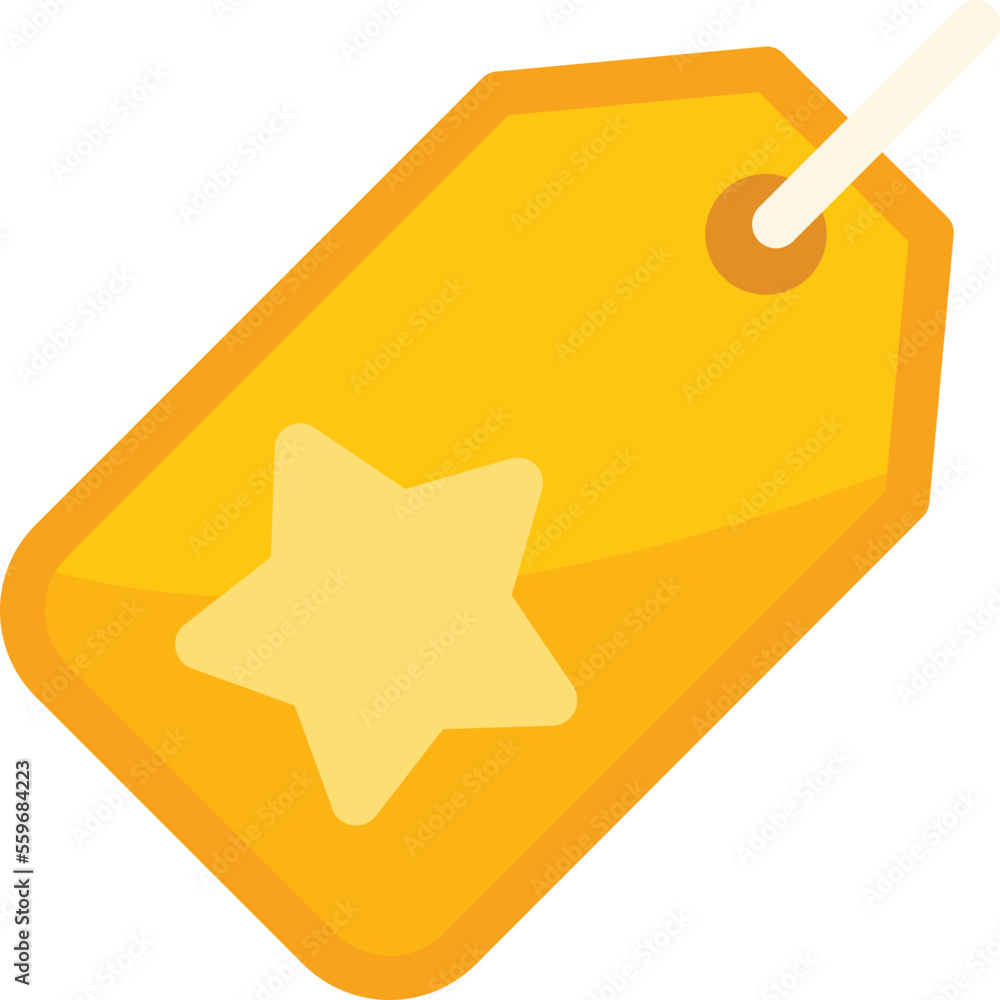 Aufkleber sale tag icon flat vector. computer interface. user internet isolated