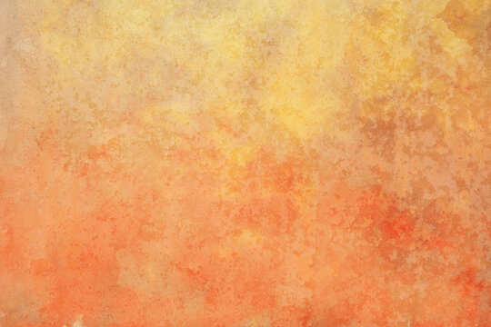 Orange and yellow background, old vintage grunge texture, fall autumn or halloween warm orange colors
