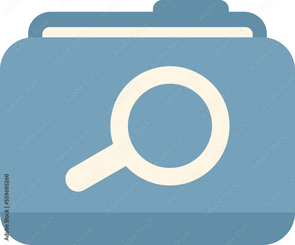 Poster folder data icon flat vector. computer interface. internet bar isolated