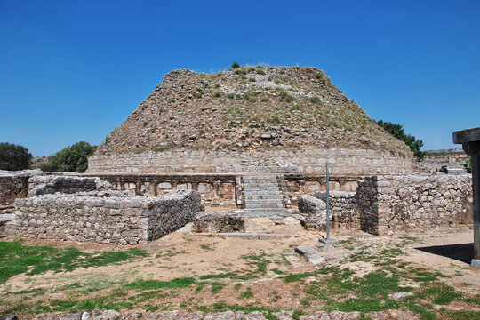 Taxila, Dharmarajika stupa and monastery, Pakistan