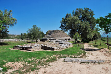 Fototapeta premium Taxila, Dharmarajika stupa and monastery, Pakistan