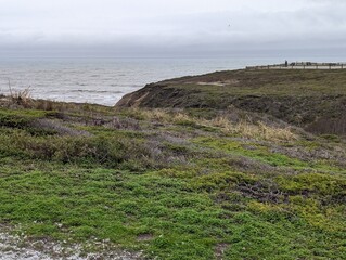half moon bay coastside, california coast, pacific ocean coastline, breathtaking ocean view, west coast, cliffs, beautiful beaches, ocean, view of beach, sunny day, charming coastline
