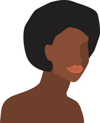 Female portrait. Illustration