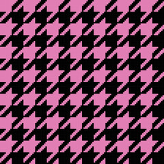 Houndstooth seamless geometric pattern