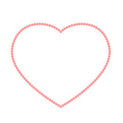 dot circle heart shape frame border