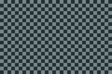Seamless pattern with Japanese Family Crests symbol. Traditional Asian pattern in Japanese style.