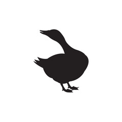 duck vector icon illustration logo design