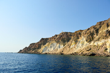 Fototapeta na wymiar View on Santorini island, Greece
