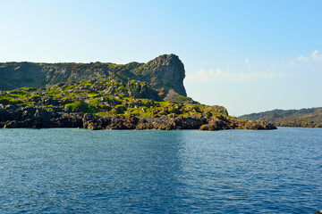 Fototapeta na wymiar View on Santorini island, Greece