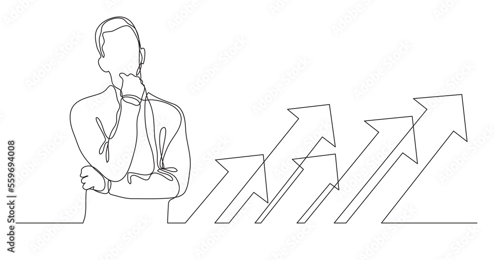Aufkleber man thinking about team work png image with transparent background