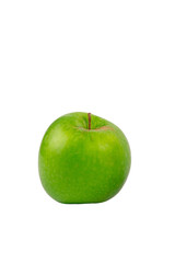 Fresh green apple isolated on transparent background