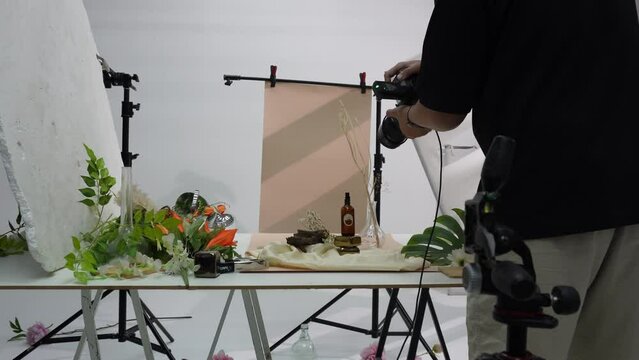 photographer in studio