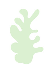 Pastel Abstract Shape Transparent Design 