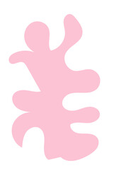 Pastel Abstract Shape Transparent Design 