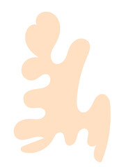 Pastel Abstract Shape Transparent Design 