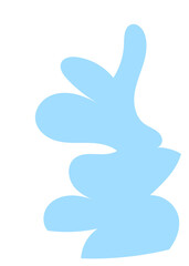 Pastel Abstract Shape Transparent Design 