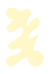 Pastel Abstract Shape Transparent Design 