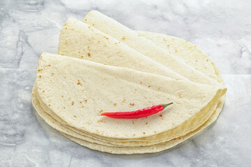 Mexican Tortilla circle bread for cooking