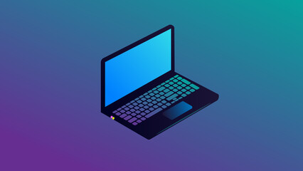 Illustration of a laptop