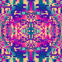 Geometric abstract pattern. Halftone small dots pattern.