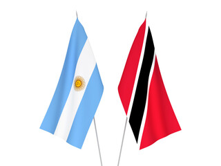 Argentina and Republic of Trinidad and Tobago flags