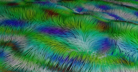abstract background with feathers and hairs