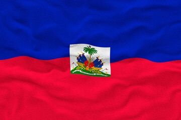 Fototapeta premium National flag of Haiti. Background with flag of Haiti