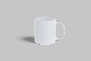 Realistic Mug Blank Mockup 