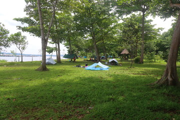 Campsite in Pulau Ubin Singapore