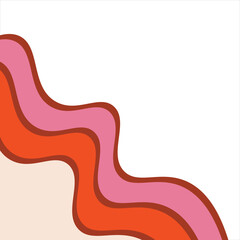 Fototapeta premium Retro Rainbow Corner