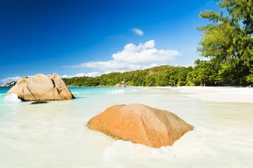 Fotobehang Anse Lazio beach in Seychelles © Fyle