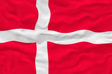 Fototapeta premium National flag of Denmark. Background with flag of Denmark.