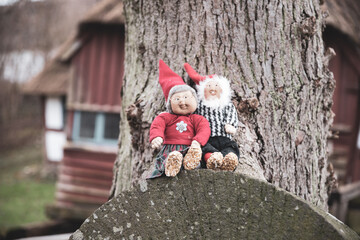 The elves at the beautiful old Danish watermill