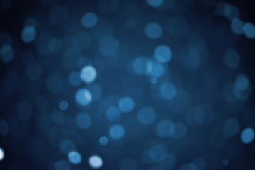 Fototapeta na wymiar Abstract Blue bokeh defocus glitter background.