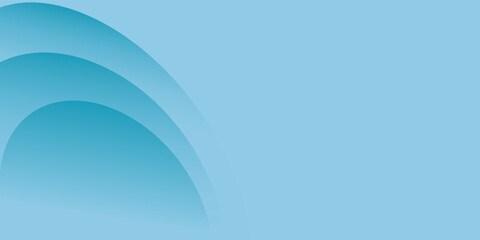 Abstract blue wave background illustration template design