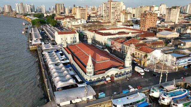 Brazilian street market at Bel&eacute;m Par&aacute; - Mercado do Ver-o-Peso