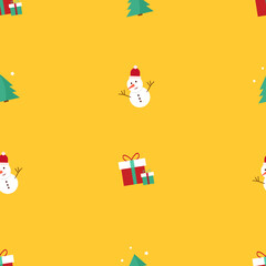 seamless new year pattern