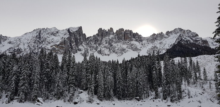 Lago di Carezza e Passo Lavaz&egrave;, Trentino
