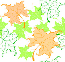 Pattern from Autumn Leaves