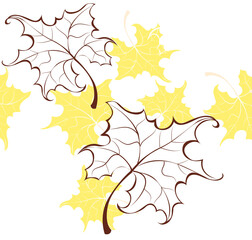 Pattern from Autumn Leaves
