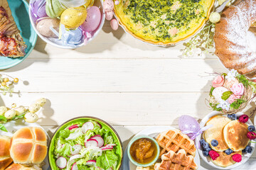 Festive Easter brunch or dinner