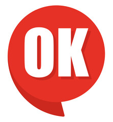 Ok sign comic speech bubble in pop art style. Comic speech. Dialog window. Yellow banner for sale.