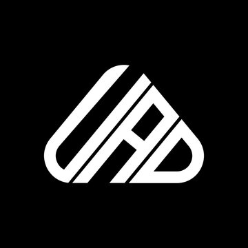 UAD letter logo creative design with vector graphic, UAD simple and modern logo.