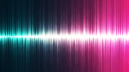 Pink and Green Sound Wave Background,technology and earthquake wave diagram concept,design for music studio and science,Vector Illustration.