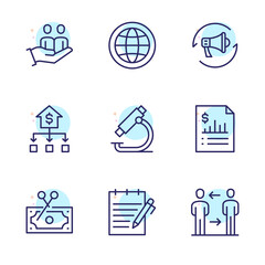 line icon human resources, business, mangement, strategy. vector design for websites, applications, apps.