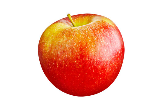 1 Apple isolated on transparent background