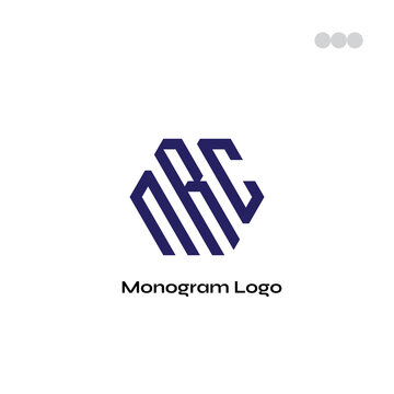 NRC initial modern logo design