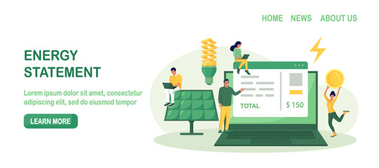 People calculating utility bills and worrying about costs increase. Electricity consumption expenses. Energy statement. Efficiency  utilities consumption. Save money on payment for home heating usage